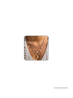 Layered Starfish Puka Shell Necklace Beach Jewelry Summer Boho Choker